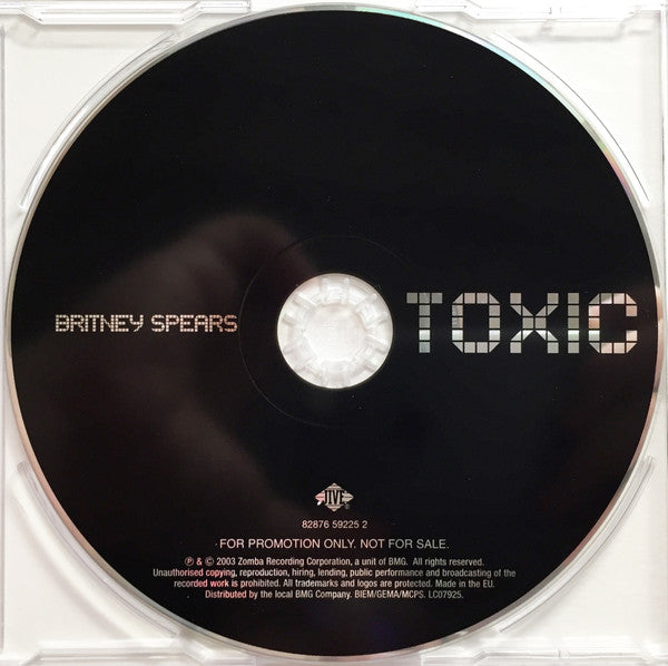 Britney Spears : Toxic (CD, Single, Promo)
