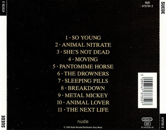 Suede : Suede (CD, Album)