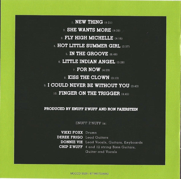 Enuff Z'nuff : Enuff Z'nuff (CD, Album, RE)