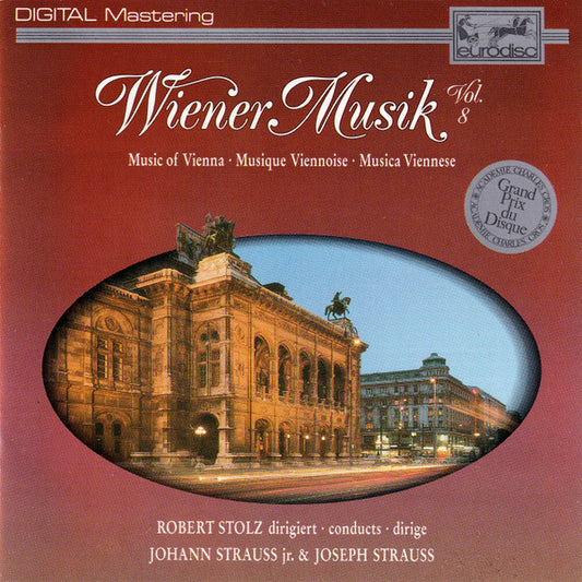 Robert Stolz, Johann Strauss Jr., Josef Strauß : Wiener Musik Vol. 8 (CD, RE)