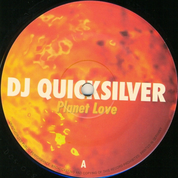 DJ Quicksilver : Planet Love (12")