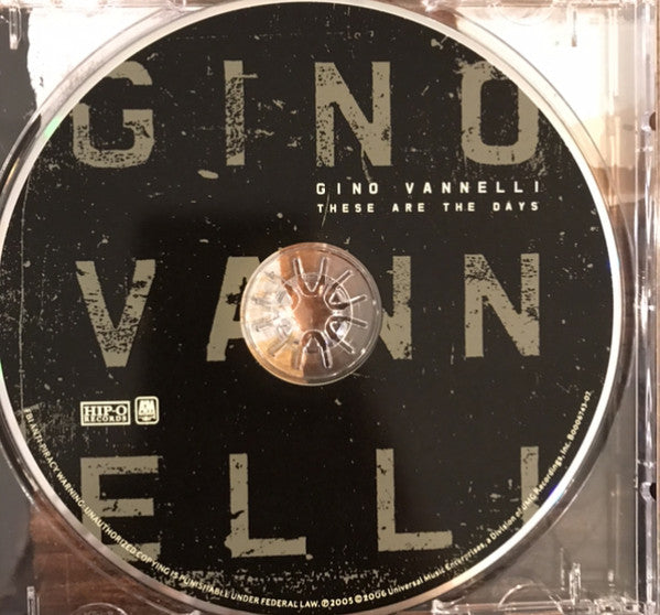 Gino Vannelli : These Are The Days (CD, Comp)