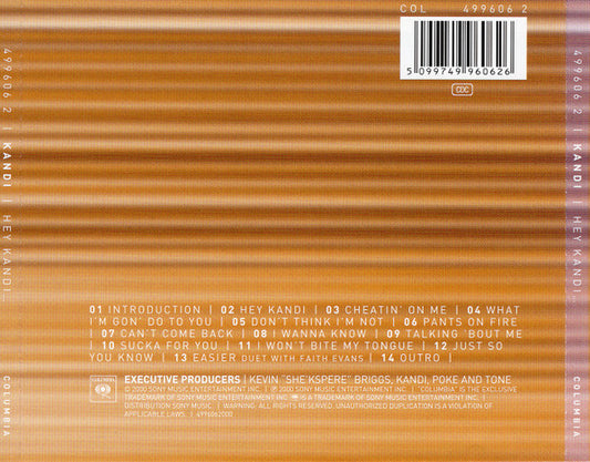 Kandi : Hey Kandi... (CD, Album)