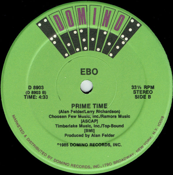 Ebo (2) : I'd Rather Be By Myself (12")