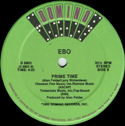 Ebo (2) : I'd Rather Be By Myself (12")