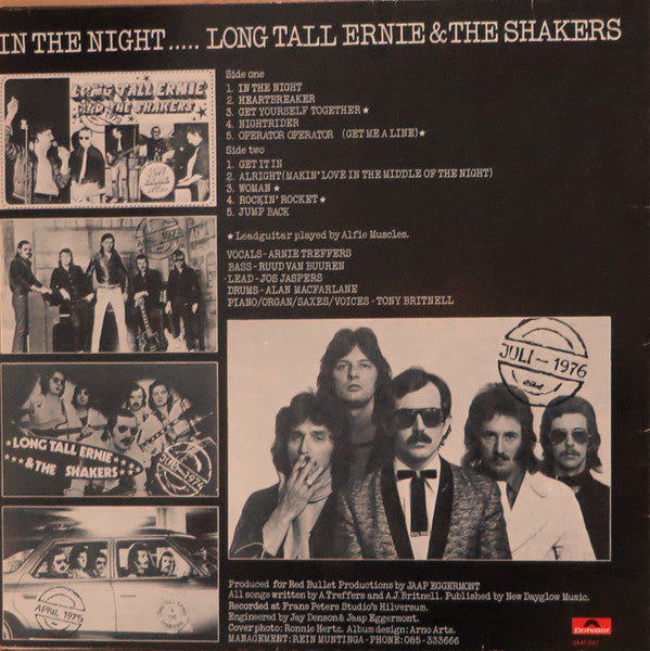 Long Tall Ernie And The Shakers : In The Night (LP, Album)