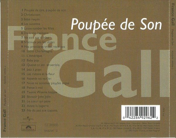 France Gall : Poupée De Son (CD, Comp)