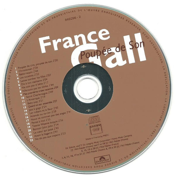 France Gall : Poupée De Son (CD, Comp)