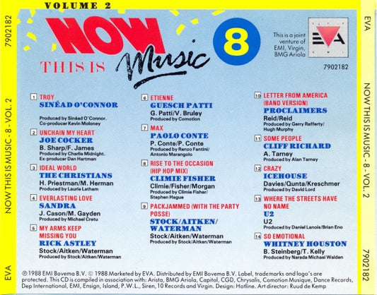 Various : Now This Is Music 8 - Volume 2 (CD, Comp)