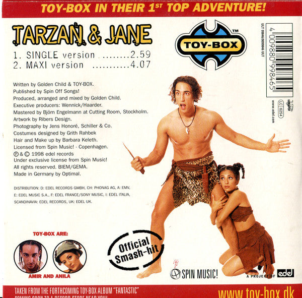 Toy-Box : Tarzan & Jane (CD, Single)
