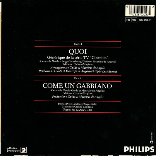Jane Birkin : Quoi (7", Single, Inj)