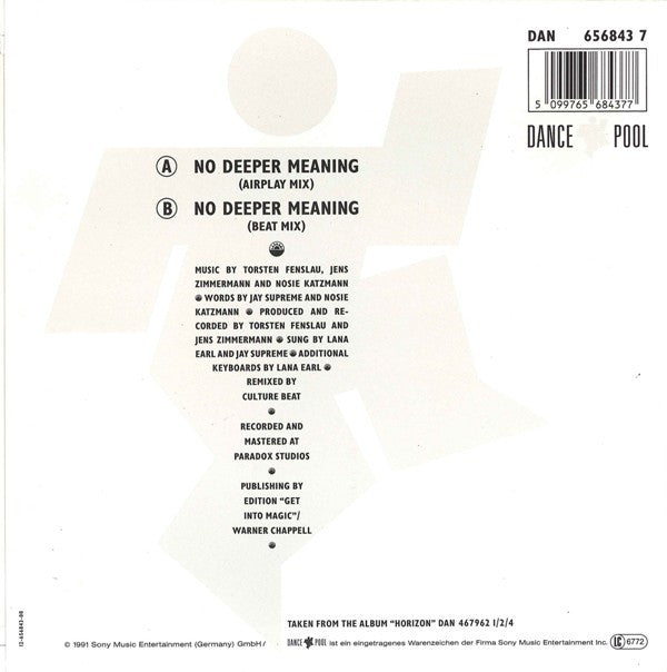 Culture Beat : No Deeper Meaning (7", Single)