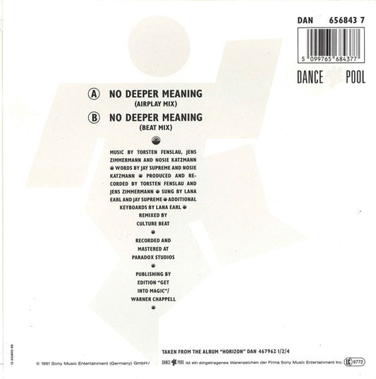 Culture Beat : No Deeper Meaning (7", Single)