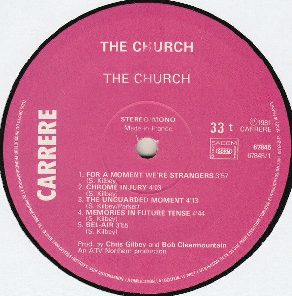 The Church : The Church (LP, Album)