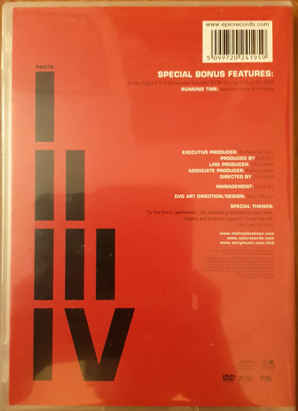 Michael Jackson : The One (DVD-V, Multichannel, PAL)