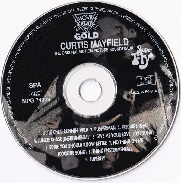 Curtis Mayfield : Super Fly (CD, Album, RE)