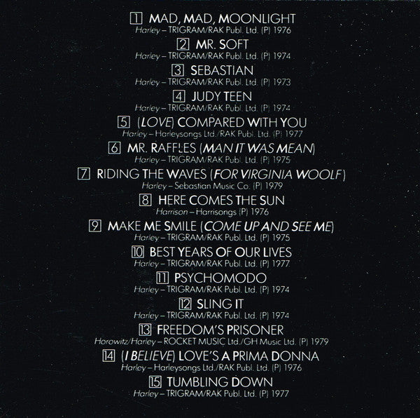 Steve Harley & Cockney Rebel : Greatest Hits (CD, Comp, RM)