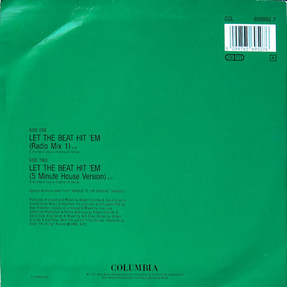 Lisa Lisa & Cult Jam : Let The Beat Hit 'Em (7", Single)