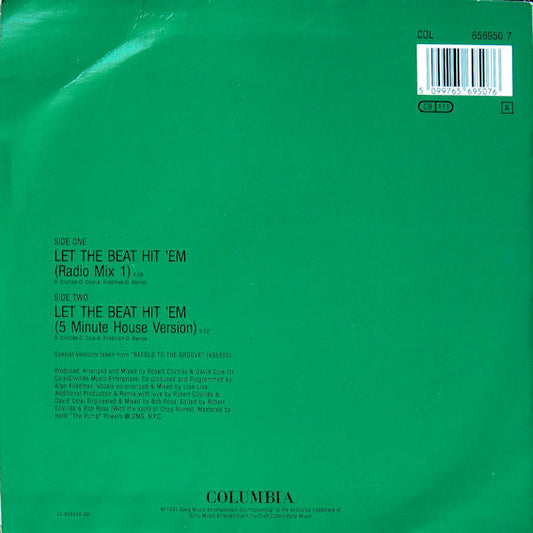 Lisa Lisa & Cult Jam : Let The Beat Hit 'Em (7", Single)