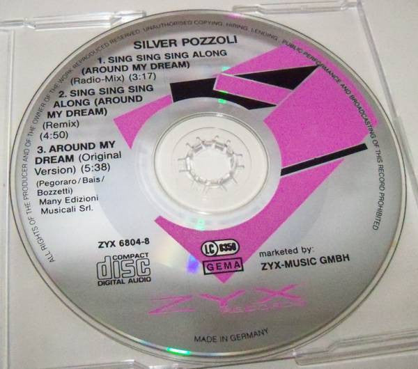 Silvio Pozzoli : Sing Sing Sing Along (Around My Dream) (Remix '92) (CD, Maxi)