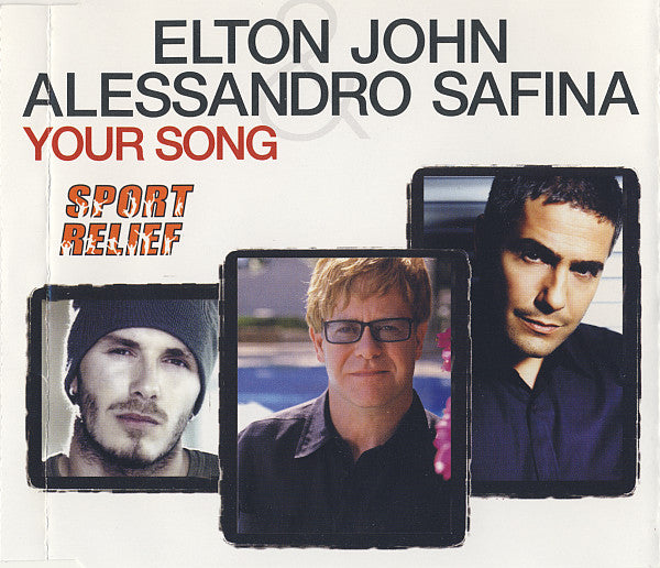 Elton John & Alessandro Safina : Your Song (CD, Single, Promo)