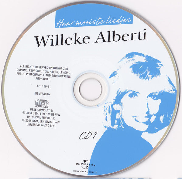 Willeke Alberti : Haar Mooiste Liedjes (2xCD, Comp)