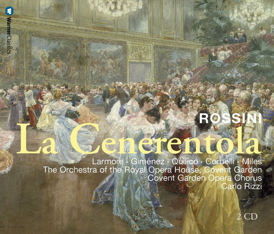 Gioacchino Rossini - Jennifer Larmore •  Raul Gimenez •  Gino Quilico •  Alessandro Corbelli •  Alastair Miles •  Orchestra Of The Royal Opera House, Covent Garden •  Chorus Of The Royal Opera House, Covent Garden •  Carlo Rizzi : La Cenerentola (2xCD, Album, RE + Box, Sli)