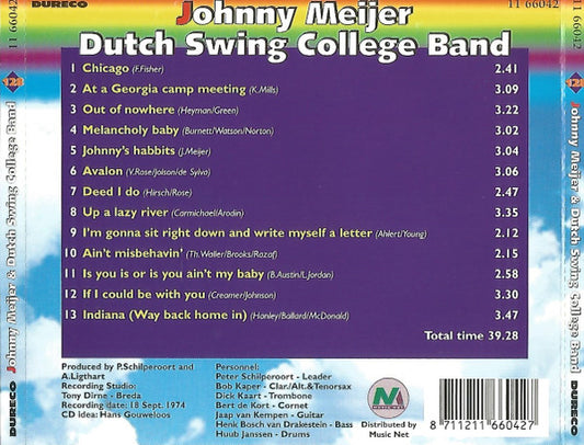 The Dutch Swing College Band & Johnny Meijer : Johnny Meyer  (CD)
