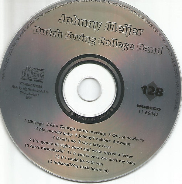 The Dutch Swing College Band & Johnny Meijer : Johnny Meyer  (CD)