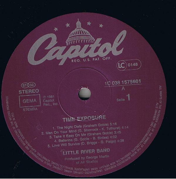 Little River Band : Time Exposure (LP, Album, RE)