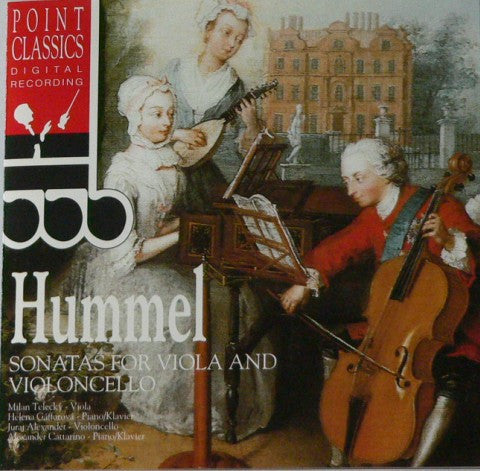 Johann Nepomuk Hummel / Milan Telecký, Helena Gáfforová, Juraj Alexander, Alexander Cattarino : Sonatas For Viola And Violoncello (CD, Comp)