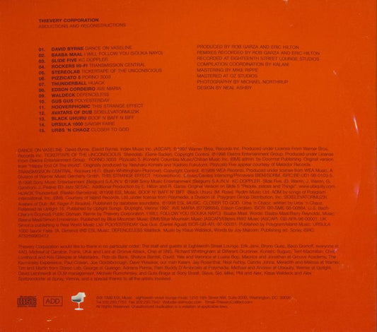 Thievery Corporation : Abductions And Reconstructions (CD, Comp)
