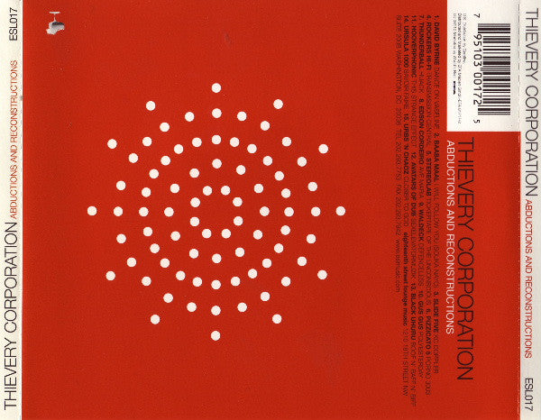 Thievery Corporation : Abductions And Reconstructions (CD, Comp)