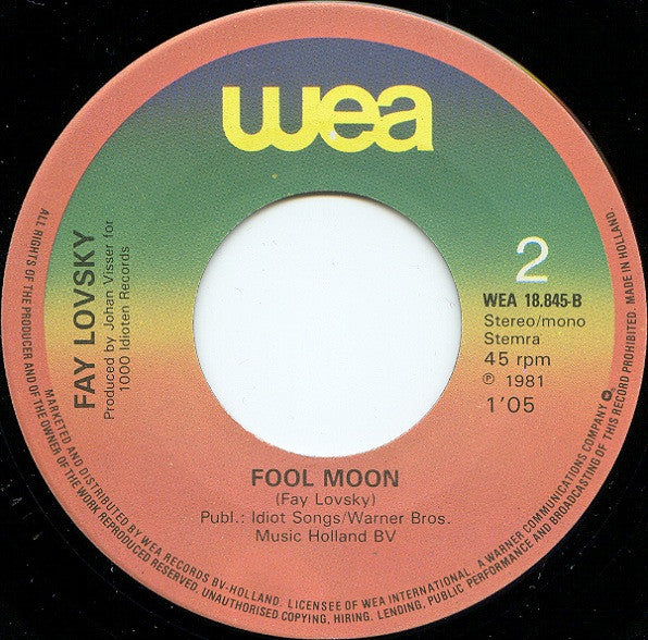 Fay Lovsky : Maggie (7", Single)