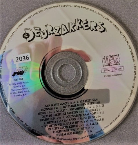 De Deurzakkers : Het Hele Jaar Feest!!! (CD)