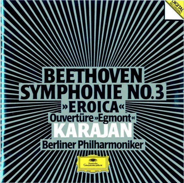 Ludwig Van Beethoven - Herbert Von Karajan - Berliner Philharmoniker : Symphonie No. 3 »Eroica« • Ouvertüre »Egmont« (CD, Album)