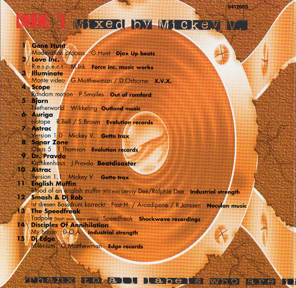 Mickey V & DJ Weirdo : Getto Tone (2xCD, Comp, Mixed)