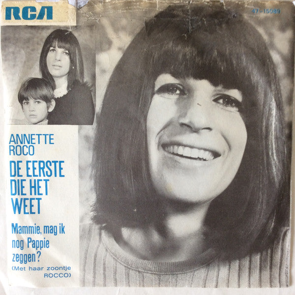 Annette Roco : Mammie, Mag Ik Nog Pappie Zeggen? (7", Single, Mono)