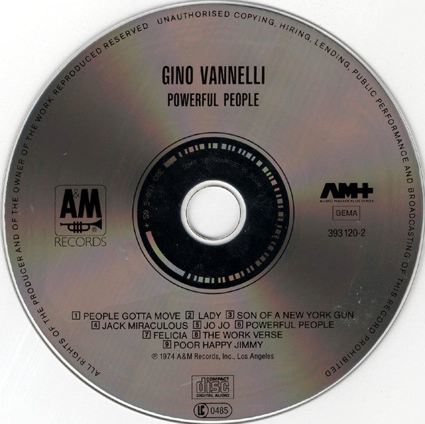 Gino Vannelli : Powerful People (CD, Album, RE, PMD)