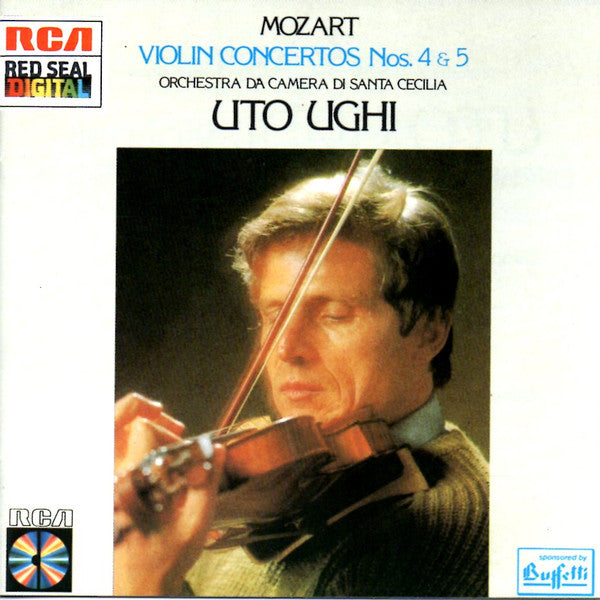 Wolfgang Amadeus Mozart, Uto Ughi, Orchestra Da Camera Di Santa Cecilia : Violin Concertos Nos. 4 & 5 (CD, Album)