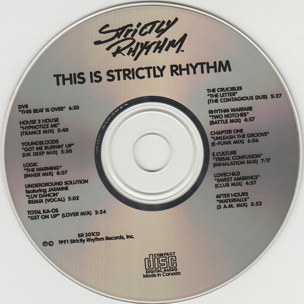 Various : This Is Strictly Rhythm (CD, Comp)