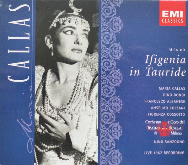 Christoph Willibald Gluck - Maria Callas, Dino Dondi, Francesco Albanese, Anselmo Colzani, Fiorenza Cossotto, Orchestra Del Teatro Alla Scala E Coro Del Teatro Alla Scala, Nino Sanzogno : Ifigenia In Tauride (2xCD, Album, Mono, RE, RM + Box, Sli)