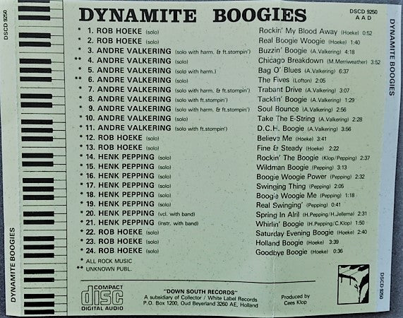 Various : Dynamite Boogies (CD, Comp)