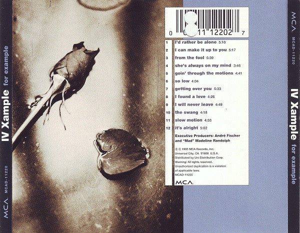 IV Xample : For Example (CD, Album)