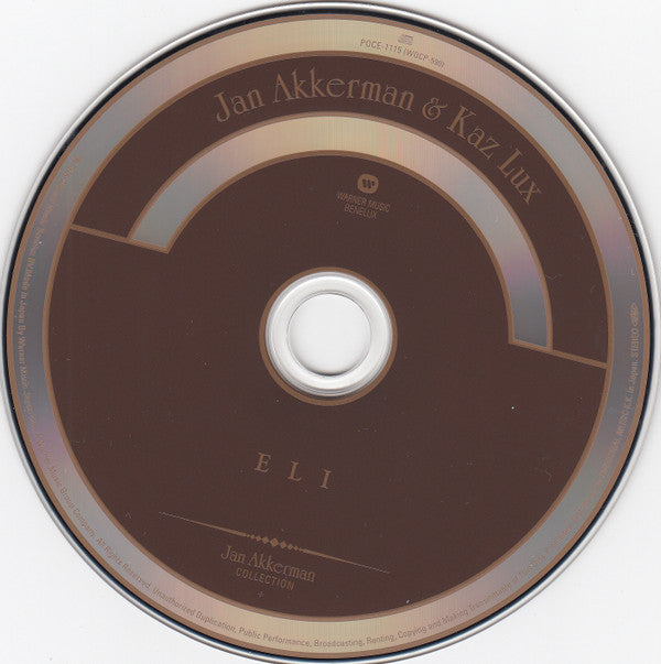 Jan Akkerman & Kaz Lux : Eli (CD, Album, Ltd, RE, RM, Pap)