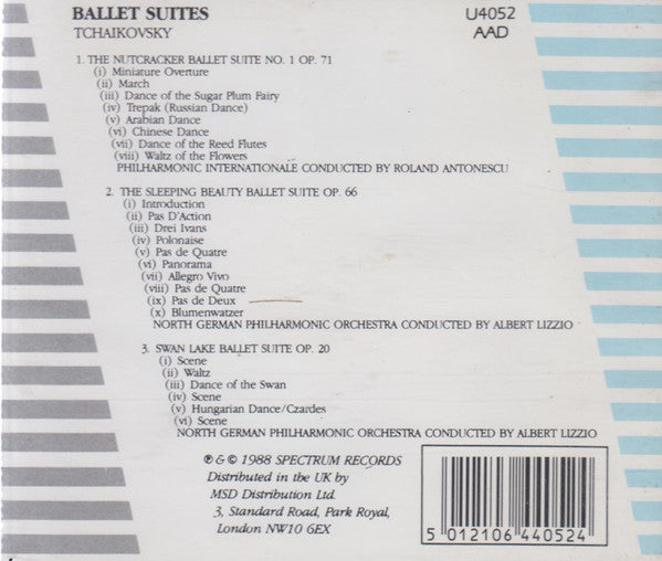 Pyotr Ilyich Tchaikovsky : Ballet Suites (CD, Album, Comp)
