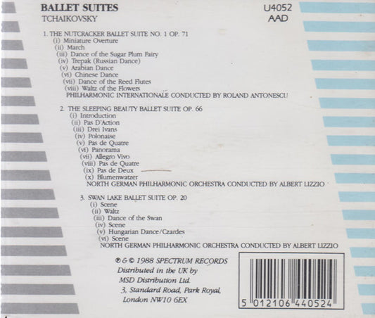 Pyotr Ilyich Tchaikovsky : Ballet Suites (CD, Album, Comp)