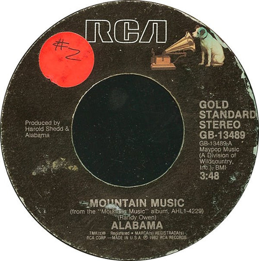 Alabama : Mountain Music / Feels So Right (7", RE)