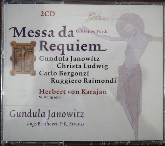 Giuseppe Verdi, Gundula Janowitz, Christa Ludwig, Carlo Bergonzi, Ruggero Raimondi, Herbert von Karajan : Messa Da Requiem (2xCD-ROM, Album)