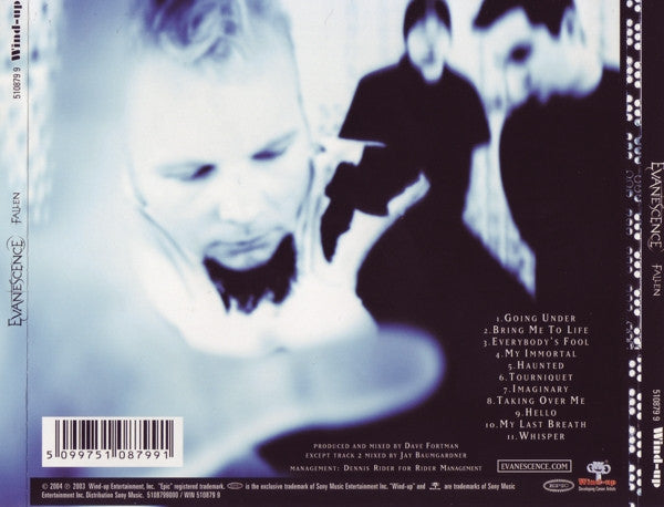 Evanescence : Fallen (CD, Album, RE)